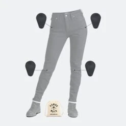 Jeans Moto Donna Pando Moto Kissaki Dyn 01 Neri -Richa Negozio online dfe614e16d013b14f8dacb22754a2de30773a989 2 PIA 201052 0 70