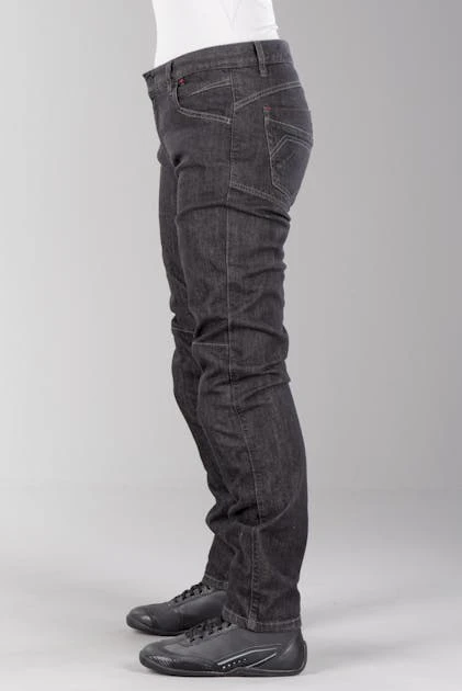 Jeans Moto Donna Dainese Alba Slim-Fit Nero-Rinsed 3 Jeans Moto Donna Dainese Alba Slim-Fit Nero-Rinsed - immagine 3