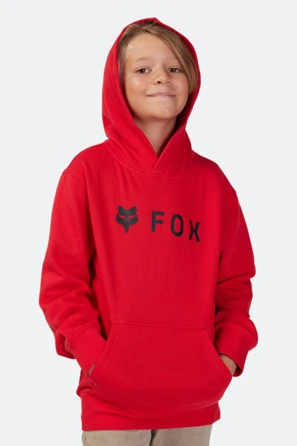 Felpa Bambino FOX Racing Absolute Rosso Fiamma 1 Felpa Bambino FOX Racing Absolute Rosso Fiamma