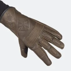 Guanti In Pelle West Coast Choppers Bfu Marrone Tabacco