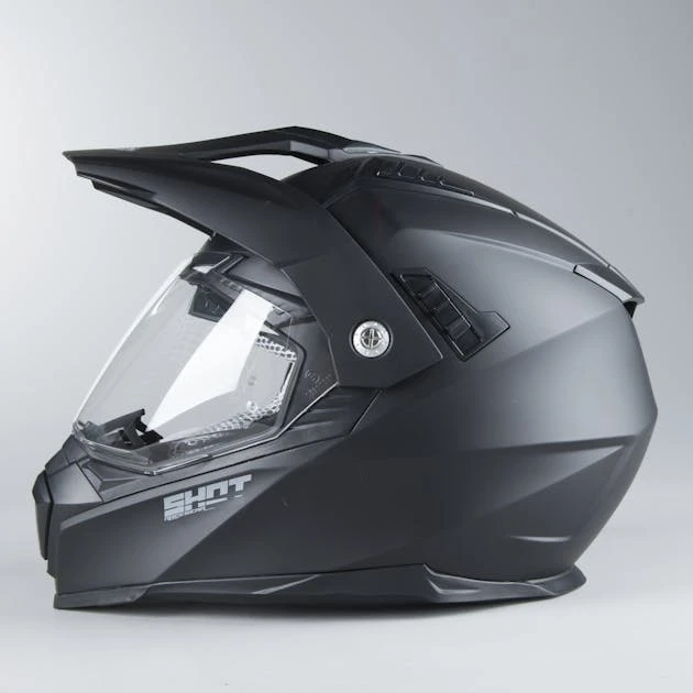 Casco Adventure Shot Ranger Solid Nero Opaco 7 Casco Adventure Shot Ranger Solid Nero Opaco - immagine 7