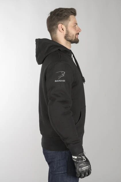 Felpa Moto Bering Hoodiz Nera 7 Felpa Moto Bering Hoodiz Nera - immagine 7