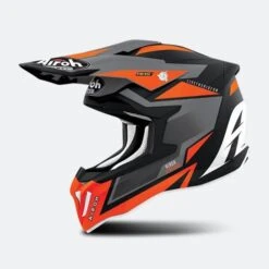 Casco Cross Airoh Strycker Axe Arancio