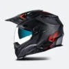 Casco Adventure Nexx X.WED2 Vaal Grigio Opaco-Rosso