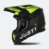 Casco Cross Just1 J22 Adrenaline Nero-Giallo Fluo