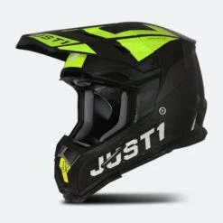 Casco Cross Just1 J22 Adrenaline Nero-Giallo Fluo