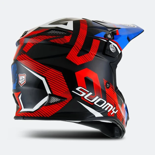 Casco Cross Suomy MR Jump Unleashed Blu-Rosso 6 Casco Cross Suomy MR Jump Unleashed Blu-Rosso - immagine 6
