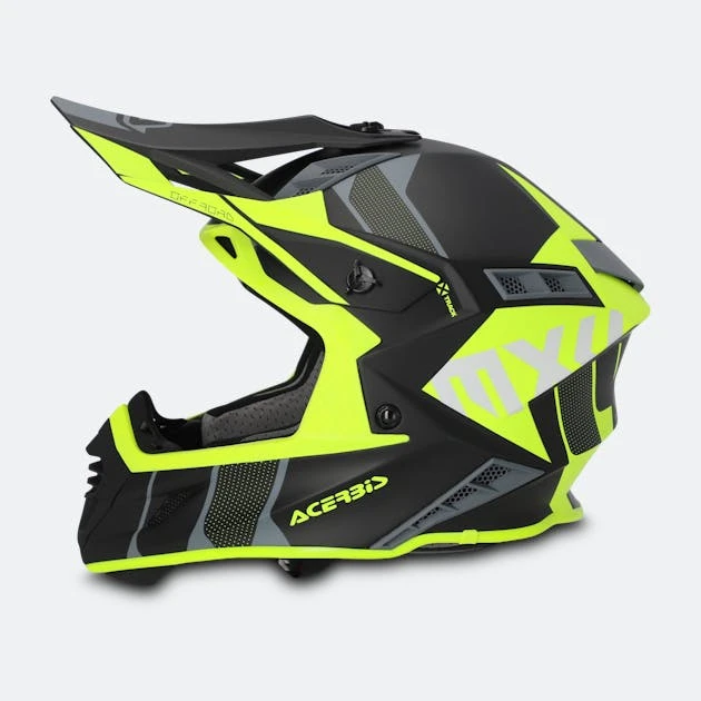 Casco Cross Acerbis X-Track Nero-Giallo Fluo 5 Casco Cross Acerbis X-Track Nero-Giallo Fluo - immagine 5