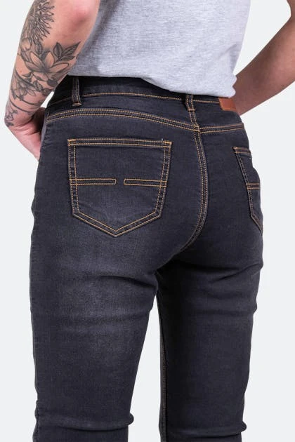 Jeans Moto Donna Course Lara Slim Fit Neri 8 Jeans Moto Donna Course Lara Slim Fit Neri - immagine 8