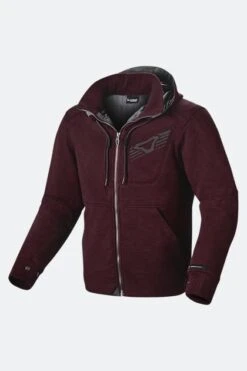 Felpa Moto Macna District Rossa